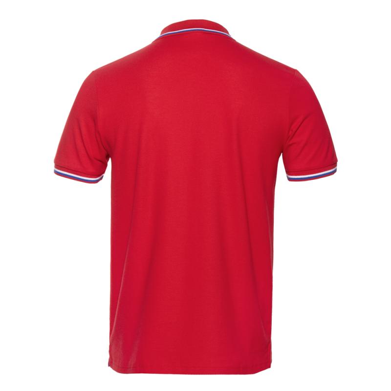 Рубашка поло мужская STAN  триколор  хлопок/полиэстер 185