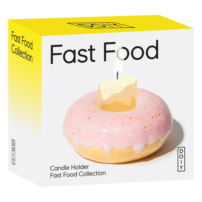 Подсвечник fast food, donut, D7 см