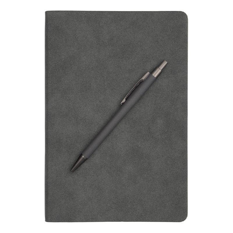 Набор подарочный Solution Superior Duo (ежедневник Flexy Nuba, ручка Gray Stone)