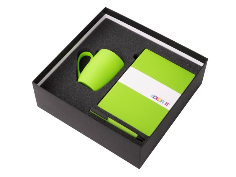 Подарочный набор COLOR IT c блокнотом, ручкой и кружкой