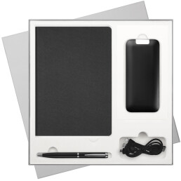 Подарочный набор Мун Ривер (Moon river),  (ежедневник, ручка, аккумулятор)