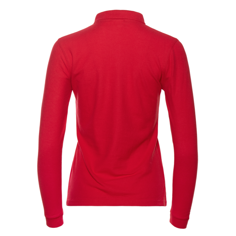 Рубашка поло женская STAN длинный рукав хлопок/полиэстер 185