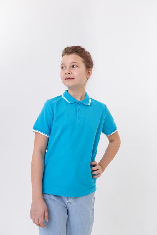 Рубашка поло детская  STAN с окантовкой хлопок/полиэстер 185, 04TJ (32)