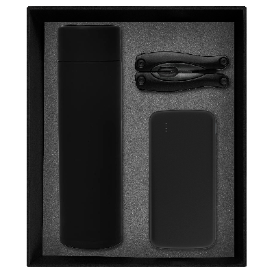 Набор подарочный Solution Prestige Trio (внешний аккумулятор, мультитул, термос)