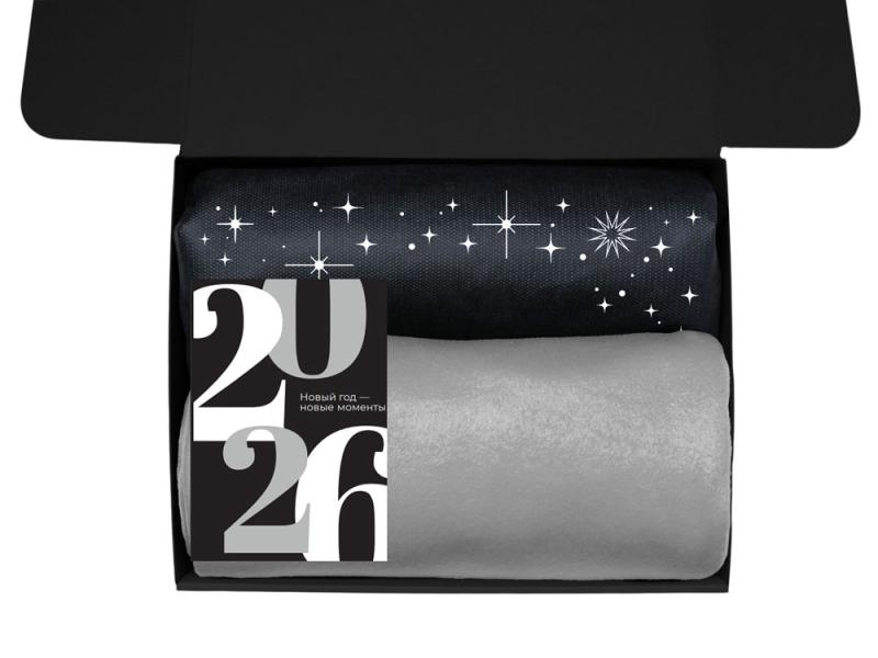 Подарочный набор Re:Moments с пледом, френчпрессом и медом