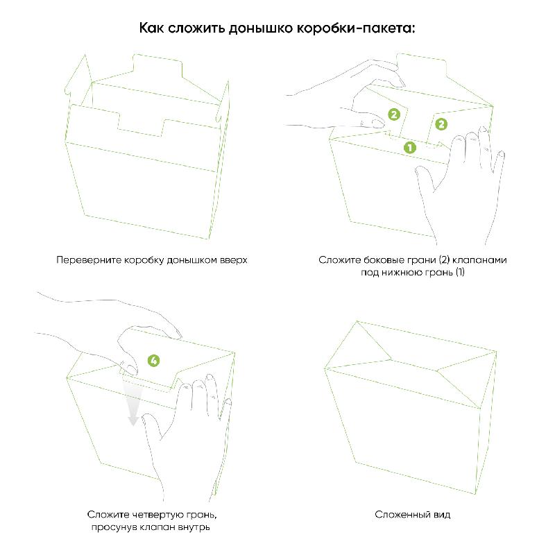 Подарочная коробка-пакет универсальная малая