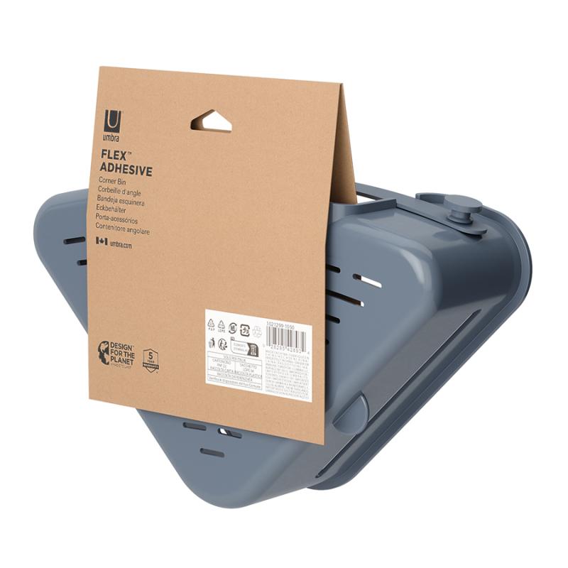 Органайзер для душа flex adhesive угловой