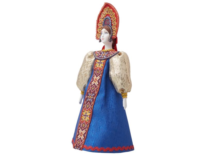 Подарочный набор: кукла фарфоровая, крем-мёд с лаймом и имбирем