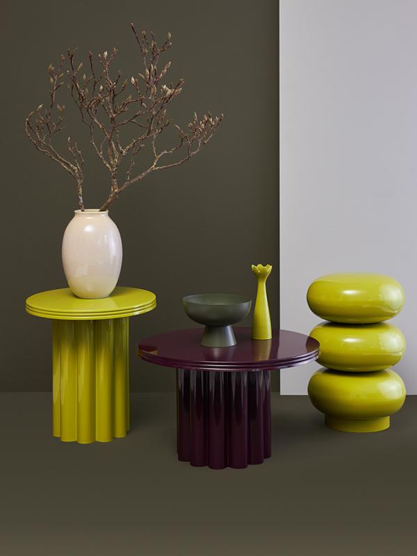 Подсвечник laminaria, 23 см, лайм