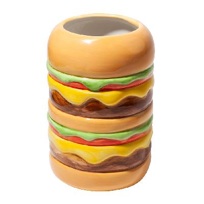 Ваза для цветов fast food, burger, 18 см