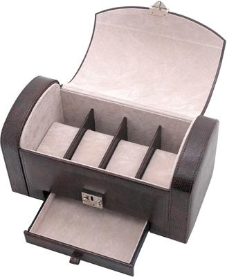 Шкатулка для часов и мужских аксессуаров Jardin D'Ete,  "змея", 26,5 x 13,0 x 13,5 см