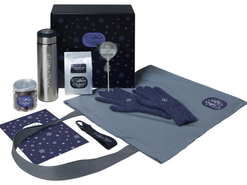 Подарочный набор Re:Breathe с перчатками, термосом и чаем