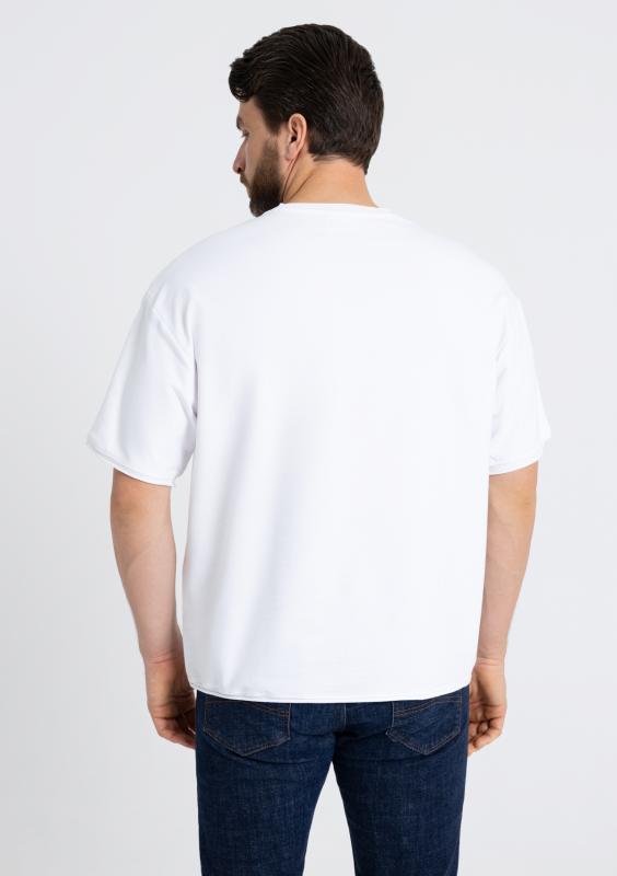 Футболка унисекс оверсайз STAN хлопок/спандекс 260, 41, Белый (10)