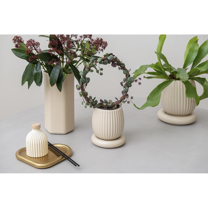 Подсвечник треный с титановым покрытием из коллекции edge, 21х17 см