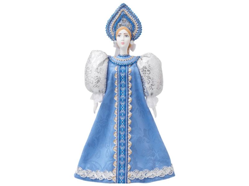 Подарочный набор: кукла фарфоровая, мёд с гецким орехом