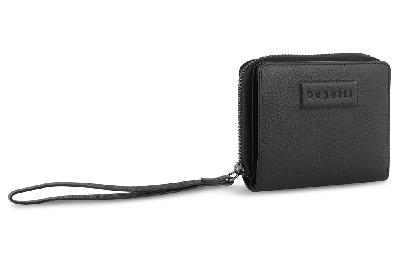 Кошелёк женский BUGATTI Elsa, воловья кожаполиэстер, 11х2,5х9 см