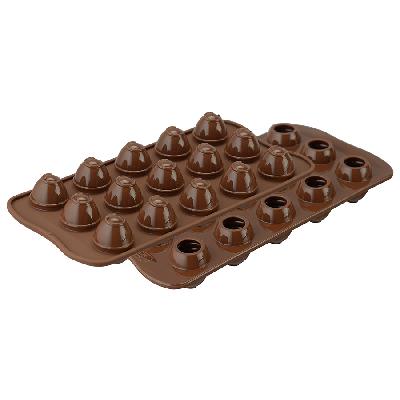 Форма для приготовления конфет choco spiral силикон