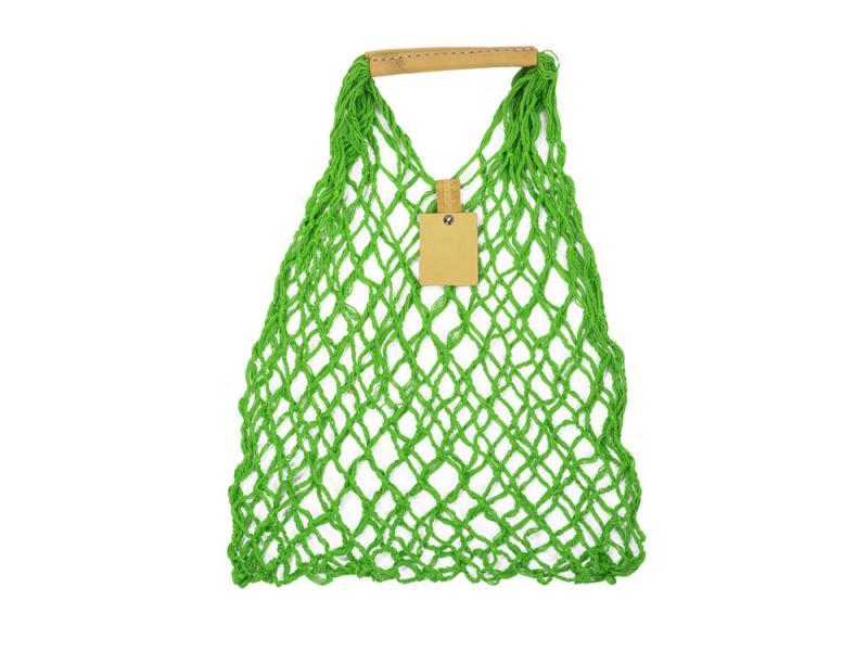 Авоська Dream из натурального хлопка с кожаными ручками, 15 л