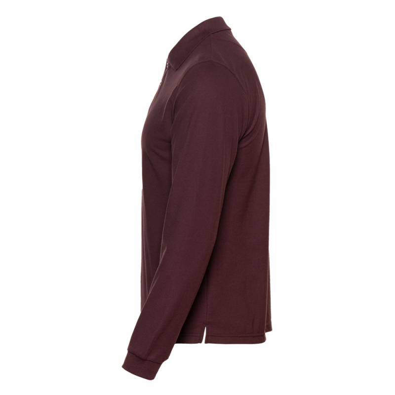 Рубашка поло мужская STAN длинный рукав хлопок/полиэстер 185