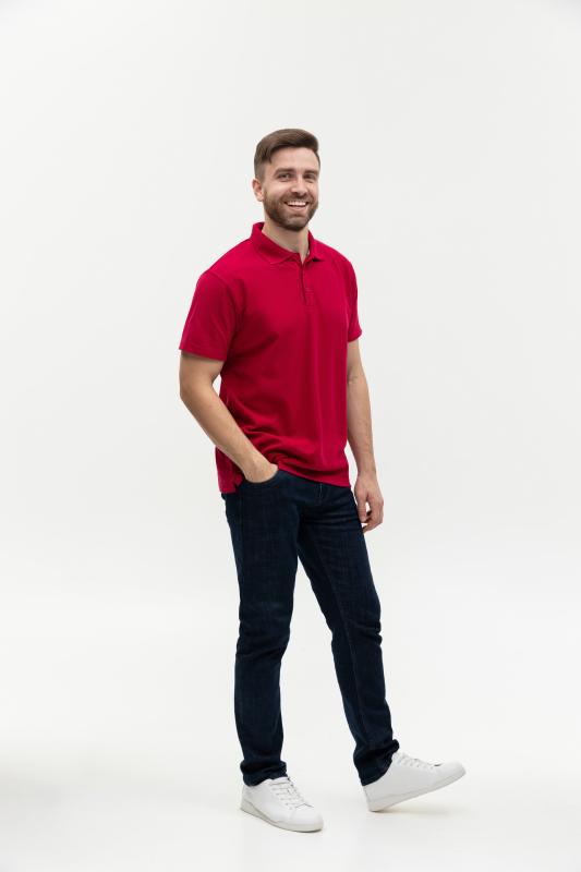 Рубашка поло унисекс STAN хлопок/полиэстер 185