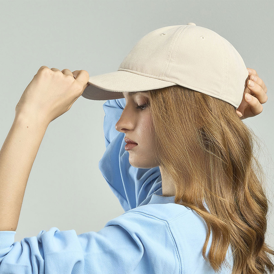 Бейсболка "CREEP-S", бежевый, 100% перераб. полиэстер, плотность 215  г/м2, металлическая застежка