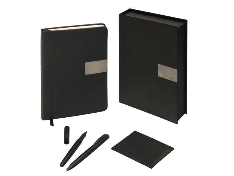 Подарочный набор Goethe с блокнотом А5, 2-мя ручками и картхолдером