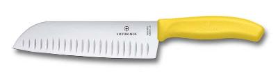 Нож сантоку VICTORINOX SwissClassic, рифлёное лезвие 17 см, в картонном блистере