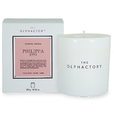 Свеча ароматическая the olphactory, white insignia, philippa 1990, 60 ч