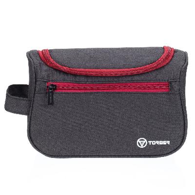 Несессер TORBER, дорожный, полиэстер 300D, 24 х 16 х 9 см