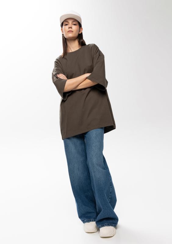 Футболка унисекс оверсайз STAN хлопок  240