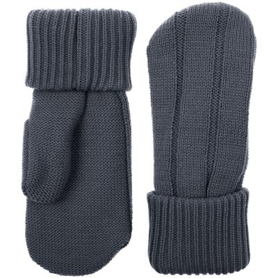 Варежки Knit Beat, темно-серые, размер S/M