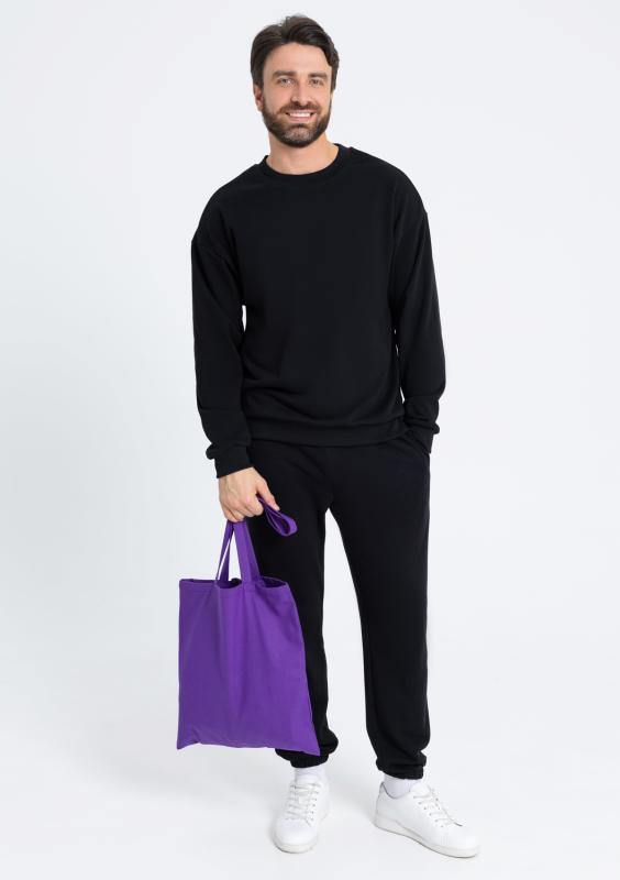 Сумка шопер STAN хлопок 38*42, 200,201, Фиолетовый (94)