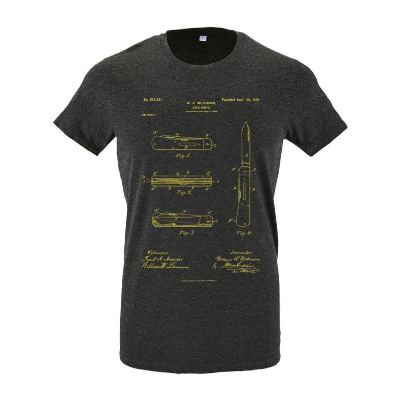 Футболка приталенная Old Patents. Knife