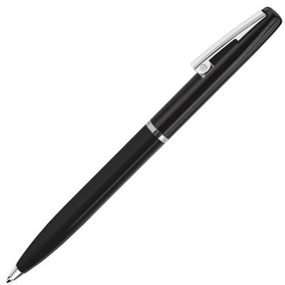 CLICKER, ручка шариковая, красный/хром, металл