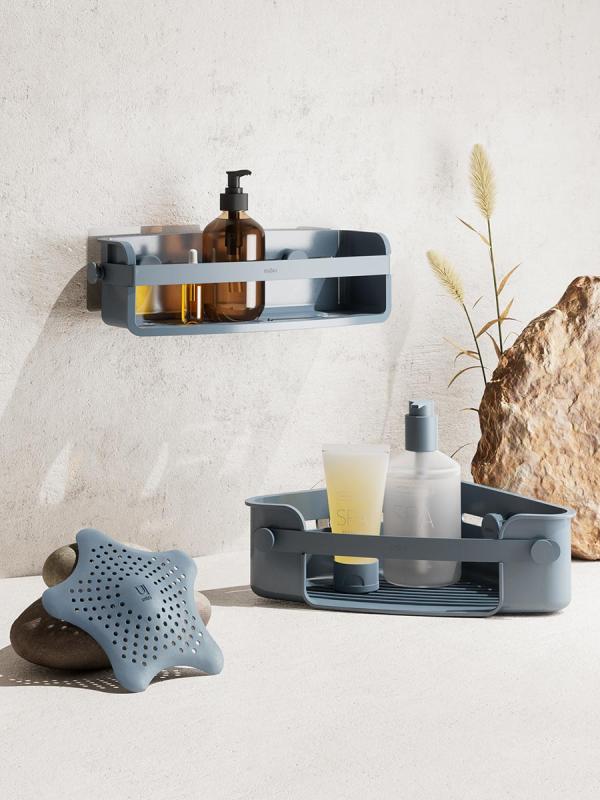 Органайзер для душа flex adhesive угловой