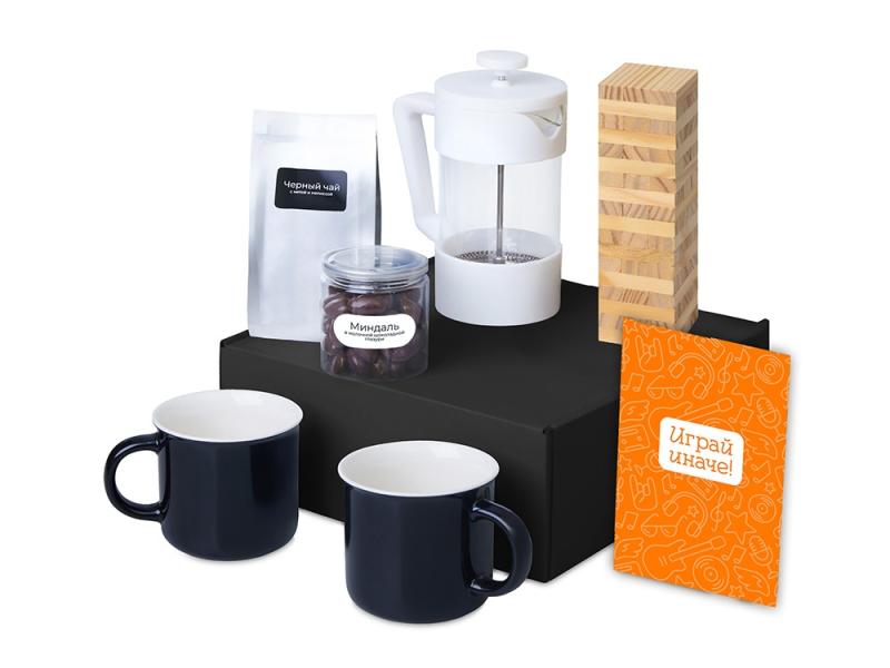 Подарочный набор Re:y. Together  с френчпрессом, кружками и дженгой