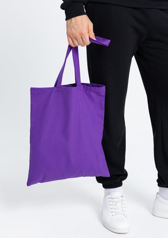 Сумка шопер STAN хлопок 38*42, 200,201, Фиолетовый (94)