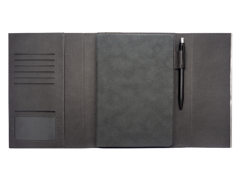 Набор подарочный Solution Prestige Duo (Ежедневник в суперобложке Country Galaxy Nuba A5+, Ручка шариковая матовая Prime)