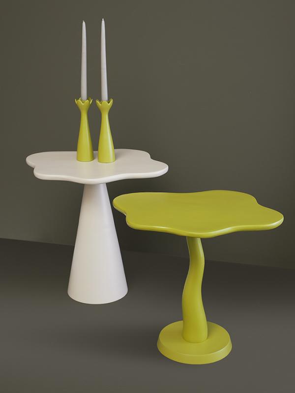 Подсвечник laminaria, 23 см, лайм