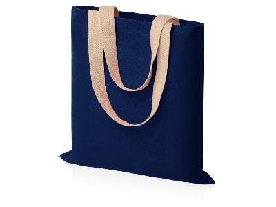 Сумка для шопинга Steady хлопковая с парусиновыми ручками, 260 г/м2