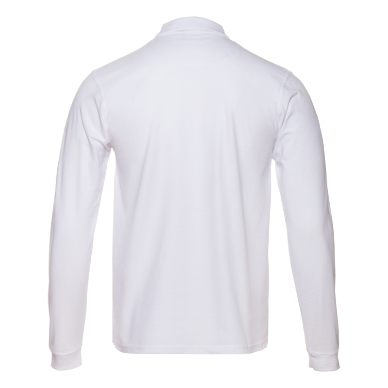 Рубашка поло мужская STAN длинный рукав хлопок/полиэстер 185