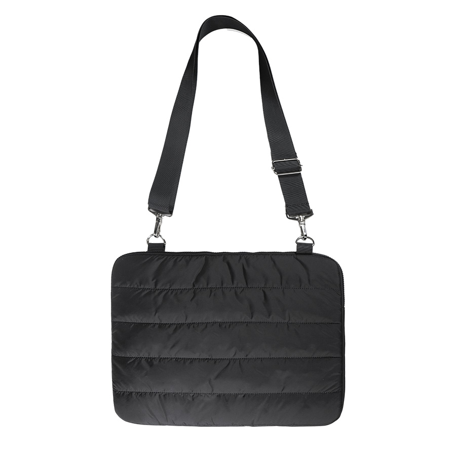 Конференц-сумка "MIX", чёрный, 38 х 30 х 1,5 см, 100% нейлон