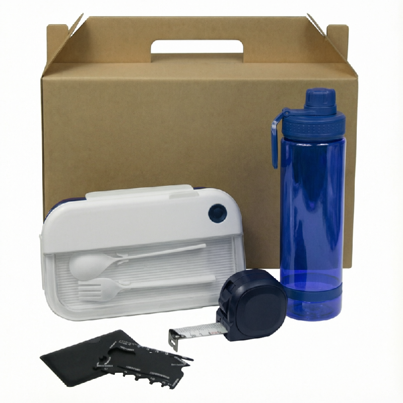 Набор подарочный Solution Everyday Kit Quattro (мультитул, рулетка, ланч бокс, бутылка для воды)