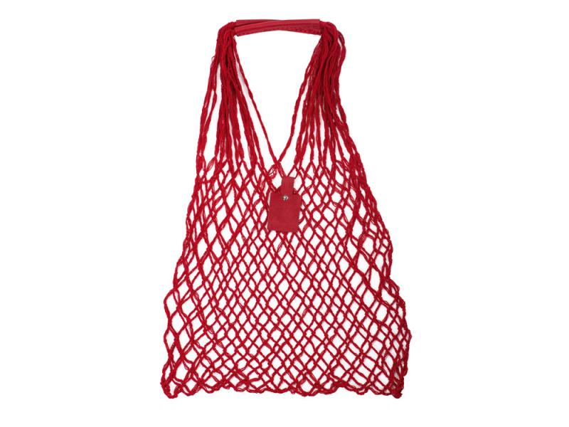 Авоська Dream из натурального хлопка с кожаными ручками, 25 л