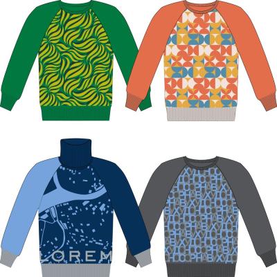 Свитер на заказ Tricksy Net Reglan, полушерсть, размер XXL