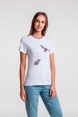 Футболка женская An Angel, белая, размер L