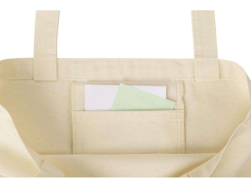 Сумка Levy хлопковая с широким дном, 240 г/м2