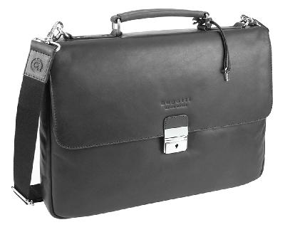 Портфель BUGATTI Romano 15'', натуральная воловья кожа, 39х8х30 см