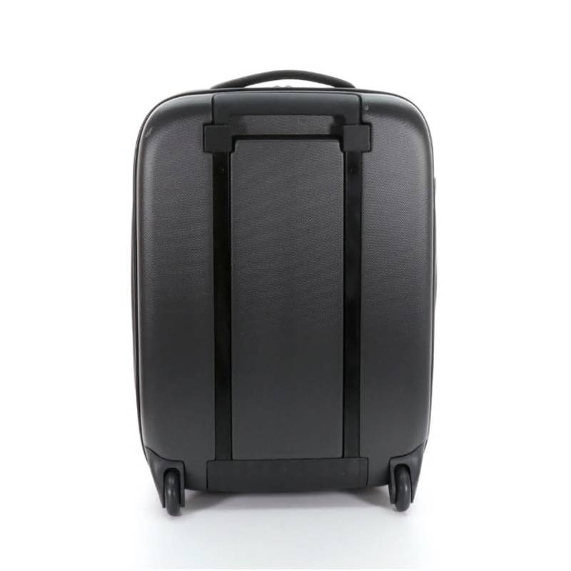 Чемодан складной Rollink Earth 55x40x20 см, 2 колеса, черный/зеленый