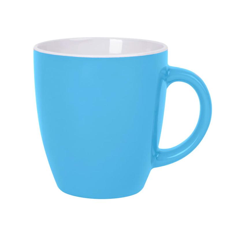 Подарочный набор JOY: блокнот, ручка, кружка, коробка, стружка, голубой